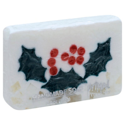 Holly Berry Bar Soap In Shrinkwrap - 5.8 Oz - Image 1