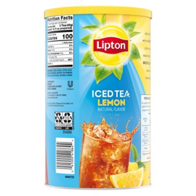 Lipton Iced Tea Mix Sugar Sweetened Lemon - 70.5 Oz - Image 6