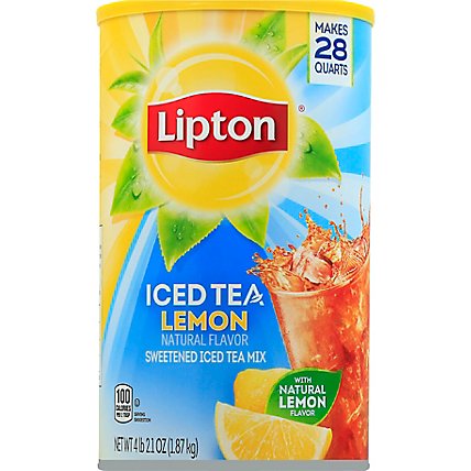 Lipton Iced Tea Mix Sugar Sweetened Lemon - 70.5 Oz - Image 2