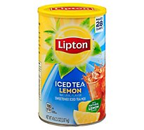 Lipton Iced Tea Mix Sugar Sweetened Lemon - 70.5 Oz
