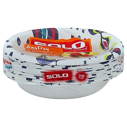 SOLO Bowls Paper AnyDay 20 Ounce Bag - 28 Count - Image 1