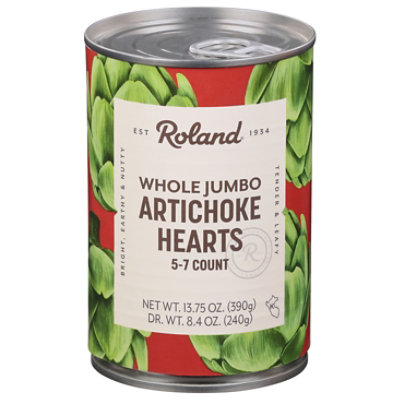 Roland Whole Jumbo Artichoke Hearts Can - 13.75 Oz - Image 1