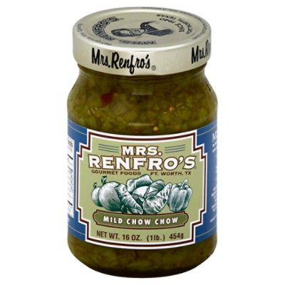 Mrs.Renfros Relish Chow Chow Mild - 16 Oz - Image 1