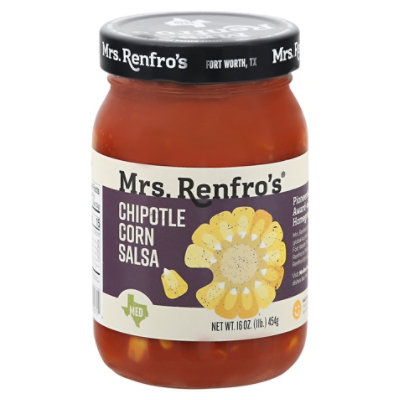 Mrs. Renfros Gourmet Salsa Chipotle Corn Medium - 16 Oz - Image 3