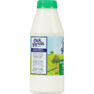 Oak Farms 1% Lowfat Buttermilk - 1 Pint - Image 2