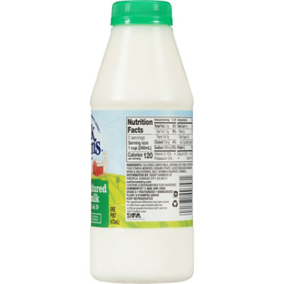 Oak Farms 1% Lowfat Buttermilk - 1 Pint - Image 4