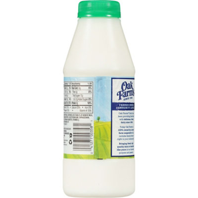 Oak Farms 1% Lowfat Buttermilk - 1 Pint - Image 3