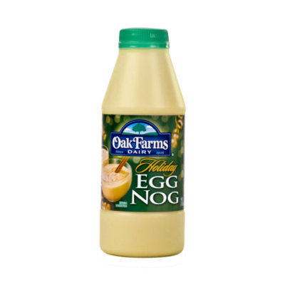 Oak Farms Egg Nog - 1 Pint - Image 1