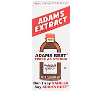 Adams Extract Adams Best Extract Vanilla Twice as Strong - 8 Fl. Oz.