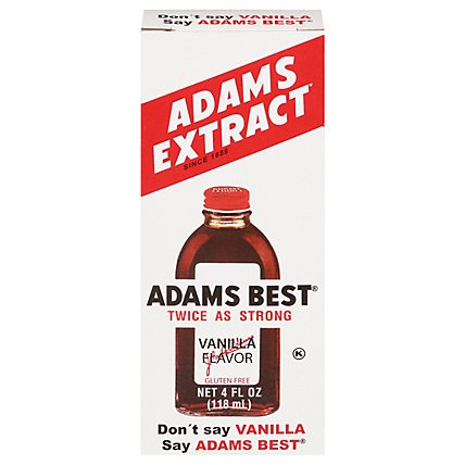 Adams Extract Adams Best Extract Vanilla Twice as Strong - 4 Fl. Oz. - Image 3