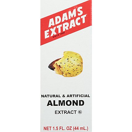 Adams Extract Extract Almond Natural & Artificial - 1.5 Fl. Oz. - Image 2