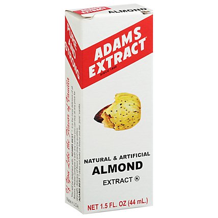 Adams Extract Extract Almond Natural & Artificial - 1.5 Fl. Oz. - Image 1
