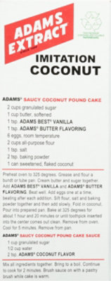 Adams Extract Imitation Coconut Flavor - 1.5 Fl. Oz. - Image 5