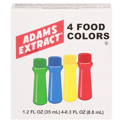 Adams Extract Food Color Pack - 4.25 Fl. Oz. - Image 3