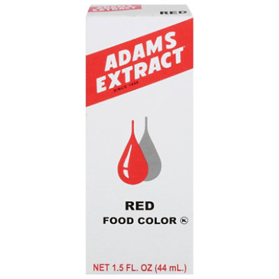 Adams Extract Food Color Red - 1.5 Fl. Oz. - Image 3