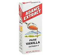 Adams Extract Extract Pure Vanilla - 4 Fl. Oz.