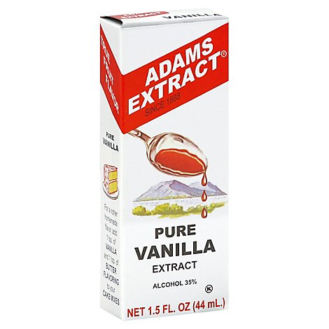 Adams Extract Extract Pure Vanilla - 1.5 Fl. Oz.