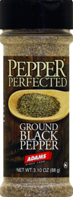 Adams Black Pepper Ground - 3.1 Oz - Image 2