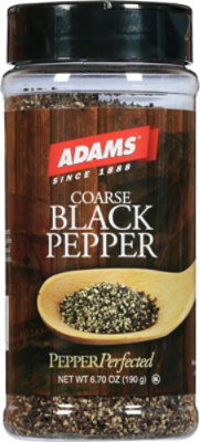 Adams Black Pepper Coarse - 6.7 Oz - Image 2