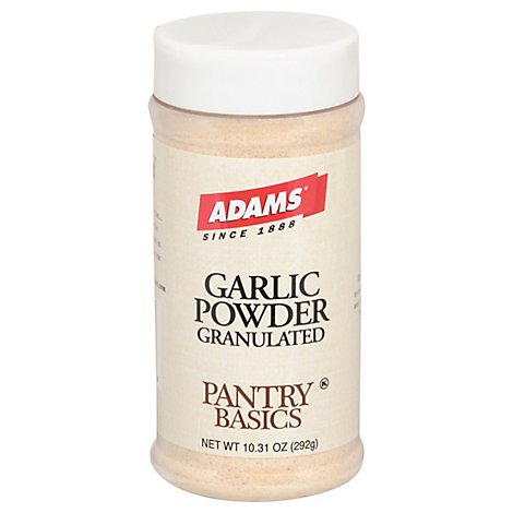 Adams Garlic Powder Granulated - 11 Oz