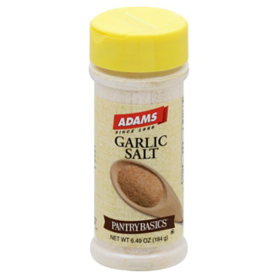 Adams Garlic Salt Pantry Basics - 6.49 Oz - Image 1