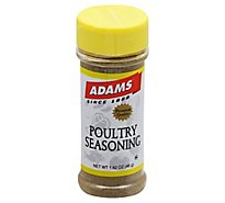 Adams Seasoning Poultry - 1.62 Oz