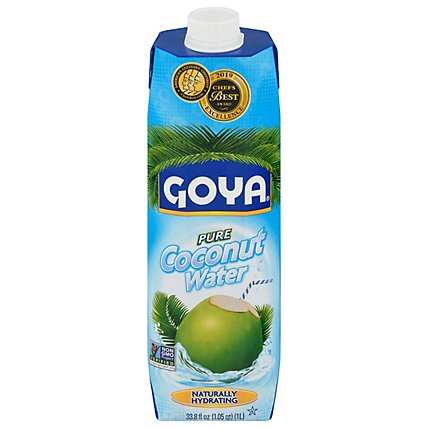 Goya Coconut Water 100% Pure Brick - 33.8 Fl. Oz. - Image 1