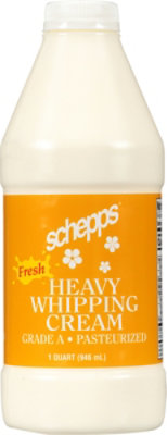 Schepps 40% Fresh Heavy Whipping Cream  - 1 Quart - Image 1