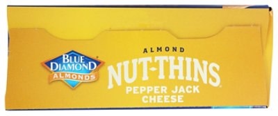 Blue Diamond Nut Thins Cracker Snacks Almond Nut & Rice Pepper Jack Cheese - 4.25 Oz - Image 5