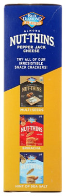 Blue Diamond Nut Thins Cracker Snacks Almond Nut & Rice Pepper Jack Cheese - 4.25 Oz - Image 6