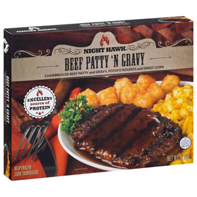 Night Hawk Beef Patty Gravy - 8.75 Oz - Image 1