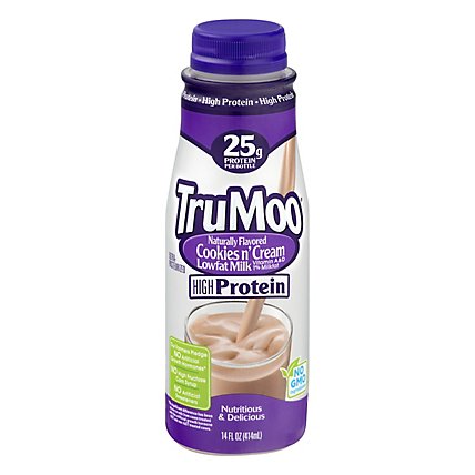 TruMoo Protein Cookies & Cream - 14 Fl. Oz. - Image 2