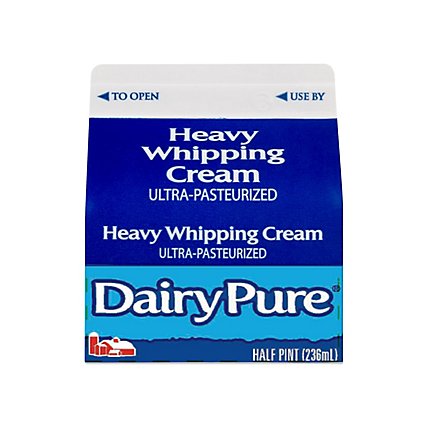 DairyPure Heavy Whipping Cream - 0.5 Pint - Image 1