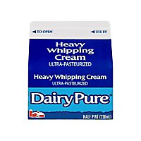 DairyPure Heavy Whipping Cream - 0.5 Pint - Image 1