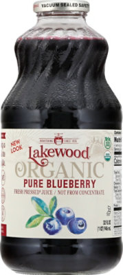 Lakewood Organic Pure Blueberry Juice - 32 Fl. Oz. - Image 2