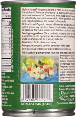 NATIVE FOREST Organic Hearts Of Palm Wild & Sustainable - 14 Oz - Image 6