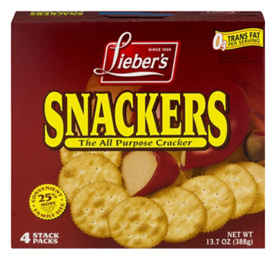 Liebers Cracker  Snackers - 16 Oz - Image 1