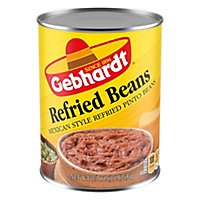 Gebhardt Mexican Style Refried Beans - 16 Oz - Image 1