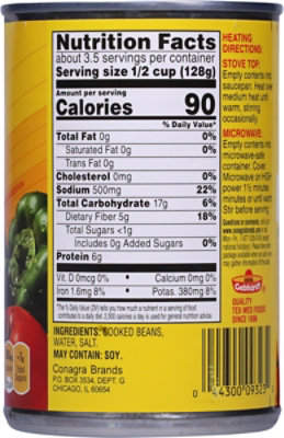 Gebhardt Mexican Style Frijoreles Refried Beans Can - 16 Oz - Image 5