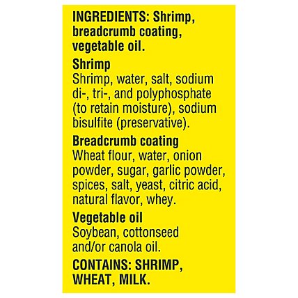 Gortons Popcorn Shrimp Crunchy Golden Breaded - 14 Oz - Image 5