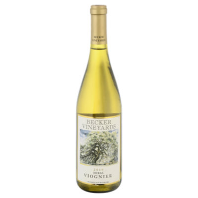 Becker Vineyards Viognier Wine - 750 Ml - Image 1