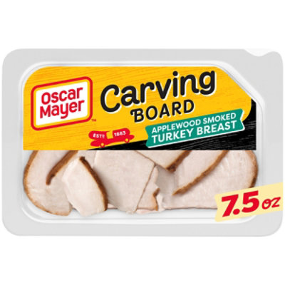 Oscar Mayer Carving Board Applewood Smoked Turkey Breast Lunch Meat -  7.5 Oz - Image 1