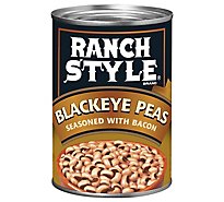 Ranch Style Blackeye Peas Seasoned With Bacon Canned Beans - 15 Oz