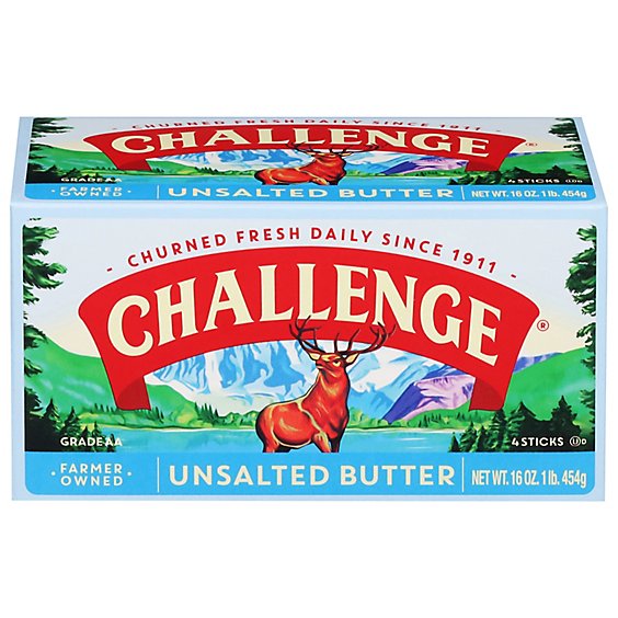 Challenge Butter Unsalted - 16 Oz