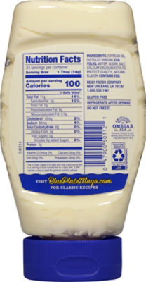 Blue Plate Real Mayonnaise Squeeze Bottle - 12 Fl. Oz. - Image 6