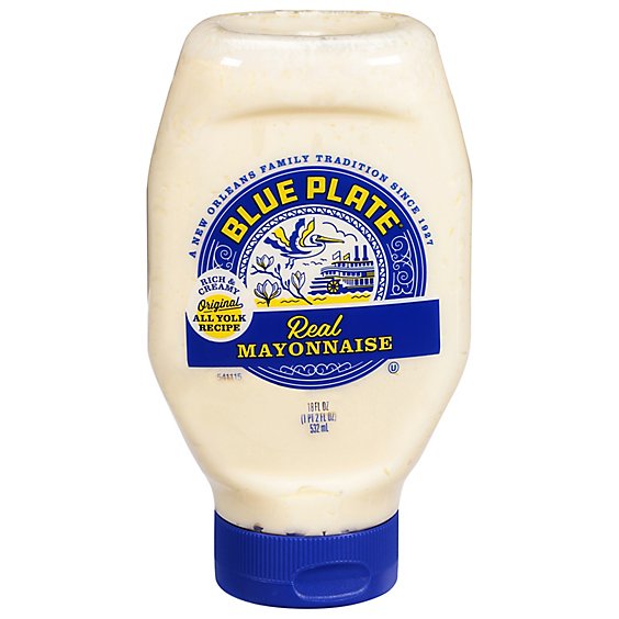 Blue Plate Real Mayonnaise Squeeze Bottle - 18 Fl. Oz.