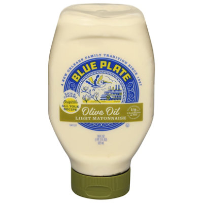 Blue Plate Mayonnaise Light with Olive Oil Squeeze Bottle - 18 Fl. Oz. - Image 2