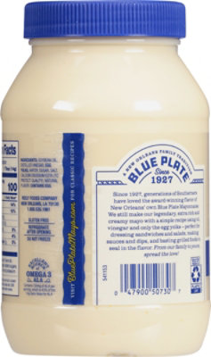 Blue Plate Real Mayonnaise - 30 Fl. Oz. - Image 6