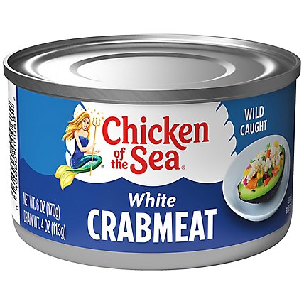 Chicken of the Sea Crabmeat White - 6 Oz - Image 2