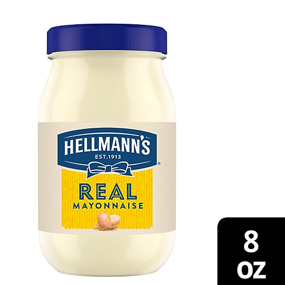 Hellmanns Mayonnaise Real - 8 Oz